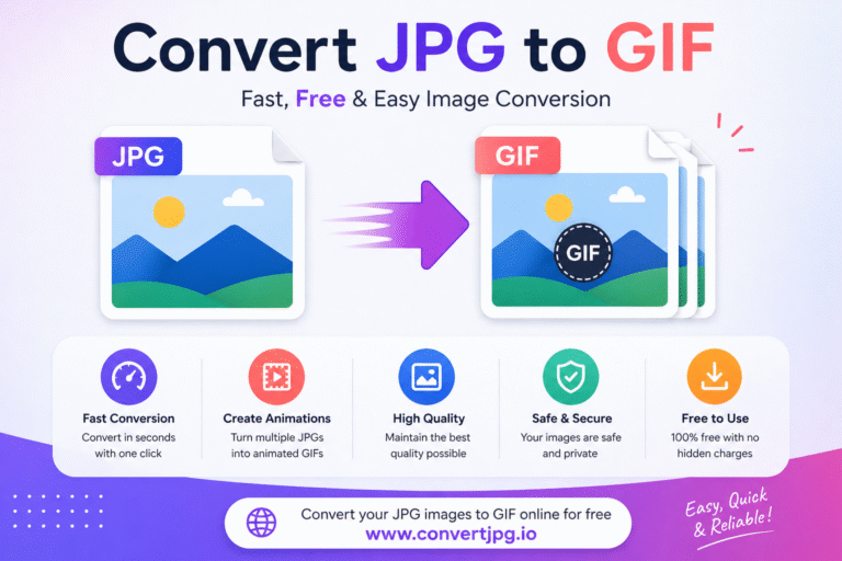 How to convert JPG images into GIF format online